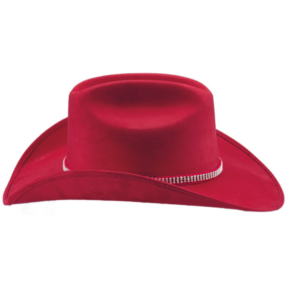 Red Wool Felt Belong Together Hat - Bullhide