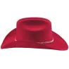 Red Wool Felt Belong Together Hat - Bullhide . Reference: 21309 | Traclet Hatters