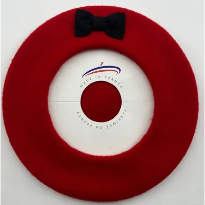 Béret Chic nœud Laine - Le Béret Français réf 2049 chapellerie traclet