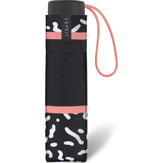 Mini Parapluie Corail stripe noir - Esprit Mini Parapluie Corail stripe noir - Esprit