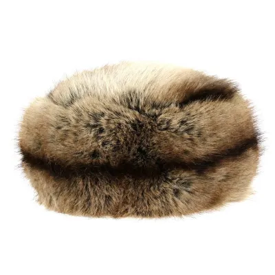 Beige Faux Fur Courchevel Beanie - Traclet Reference: 13003 | Traclet Hatmakers