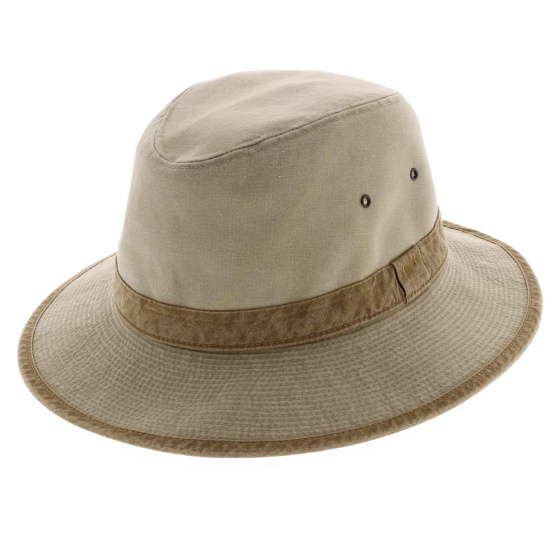 chapeau forme traveller - chapeau Safari coton 2 coloris