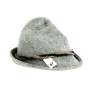 BAZI Heather Gray Tyrolean Hat - Dreispitz Hat