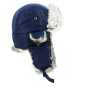 Water-repellent sherpa trapper hat
