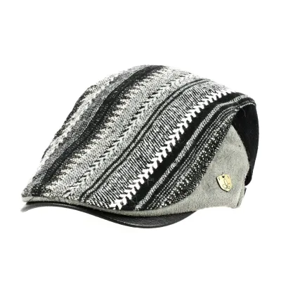 Striped Flat Cap - Traclet Reference: 21376 | Traclet Hat Shop