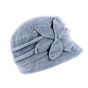 Chapeau cloche en polaire bleu - Traclet