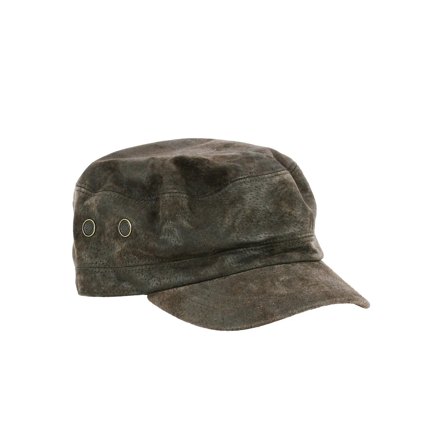 Casquette Army Rooten Cuir Marron - Aussie Apparel Reference :21368| Chapellerie Traclet