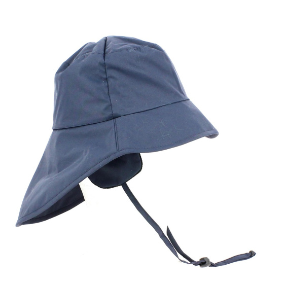 Chapeau Cache-nuque Marine Imperméable - balke Chapeau Cache-nuque Marine Imperméable - balke