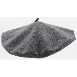 Gray Summer Beret Cotton Silk & Linen - Le Béret Français