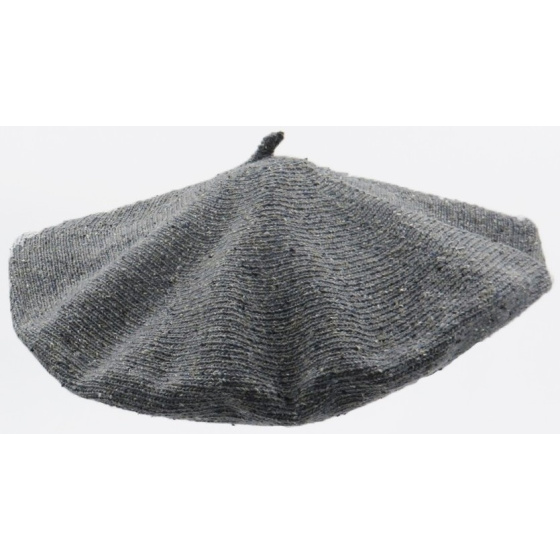 Gray Summer Beret Cotton Silk & Linen - Le Béret Français