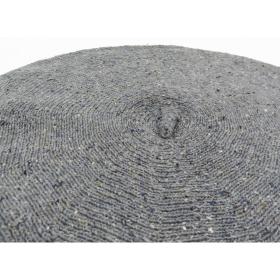 Grey Summer Beret Cotton Silk & Linen - Le Béret Français