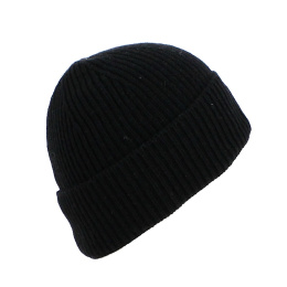 Wool beanie with cuff - Göttmann