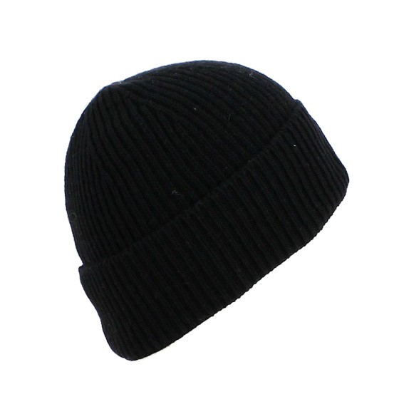 Wool beanie with cuff - Göttmann