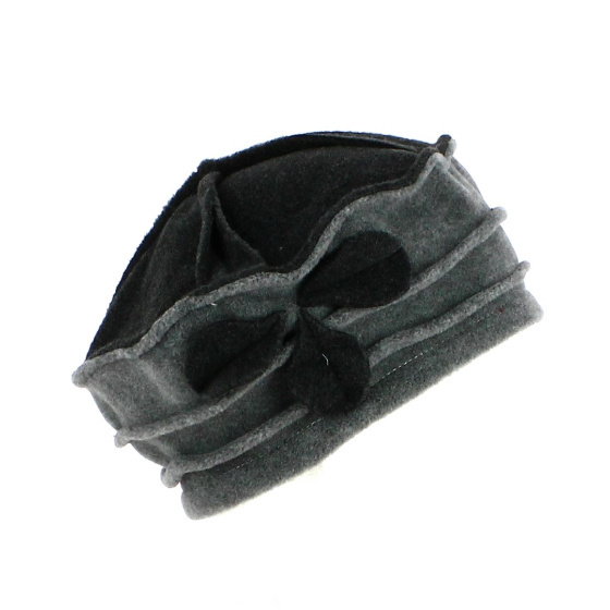 Polar Grey Clover Beanie made in France - Traclet