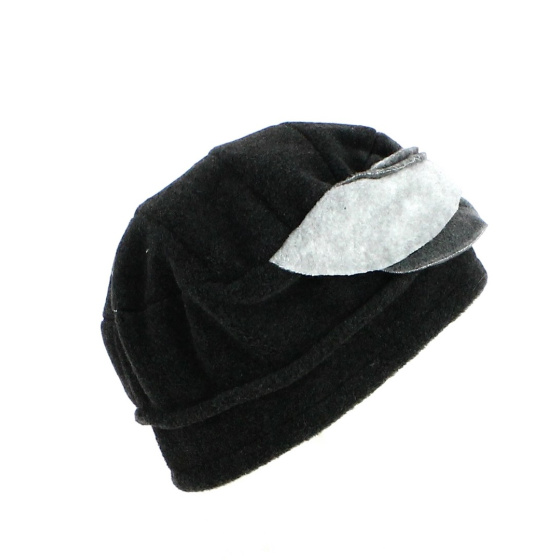 Khaki/Anthracite Fleece Beanie - Traclet