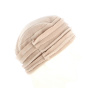 Light Beige Denise Fleece Beret - Traclet