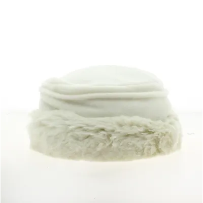 Toque Akilina Fausse Fourrure & Doublure Polaire Ecru - Traclet