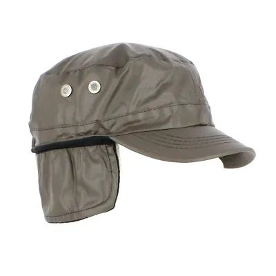 Casquette Army Cache-Oreilles Marron - Traclet