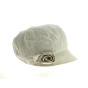 Alisa Newsboy Cap in Linen - Traclet