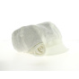 Alisa Newsboy Cap in Linen - Traclet