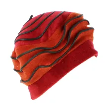Women's Red/Rust Najac Polar Hat - Traclet Reference: 21320 | Traclet Hat Shop