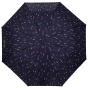 Parapluie 3 Sections Fleurs pensées Ouverture Manuelle - Isotoner
