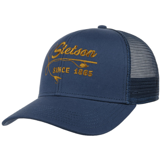 American Heritage Blue Baseball Trucker Cap - Stetson