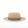 Chapeau Alsacien Beige- Forme Gambler Reference : 21414 | Chapellerie Traclet