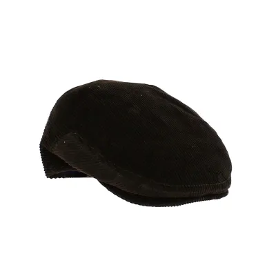 Casquette Plate Buster Velours Marron- Traclet  Reference : 21379| Chapellerie Traclet