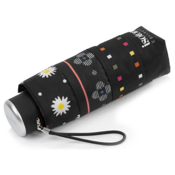 Mini Ultra Slim Daisy Patchwork Umbrella - Isotoner