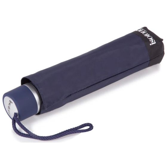 Navy 3-Section Manual Opening Umbrella - Isotoner