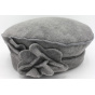 Fleece Beret with Coimbra Bow - Traclet
