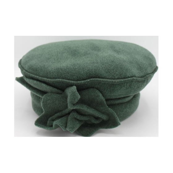 Fleece Beret with Coimbra Bow - Traclet