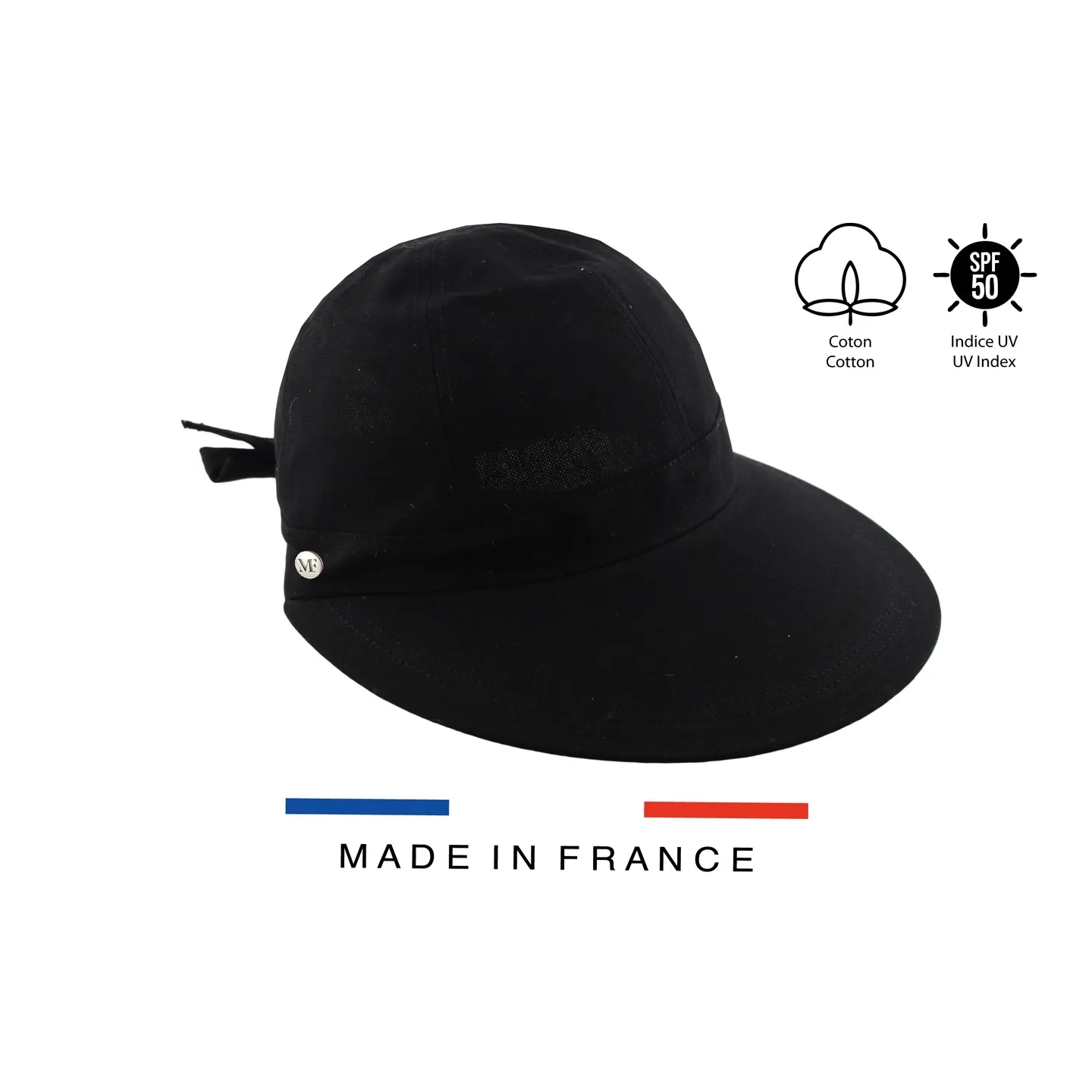 Casquette Grande Visière Camila Noir - Traclet