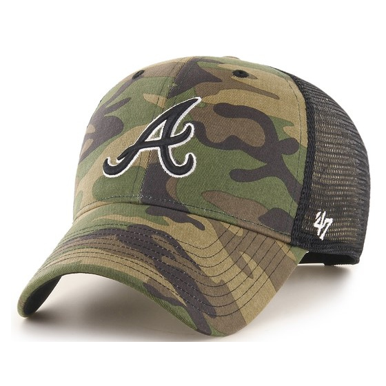 Atlanta Braves Camouflage Trucker Cap - 47 Brand