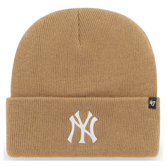 MLB NY Yankees Acrylic Beanie Camel - 47 Brand