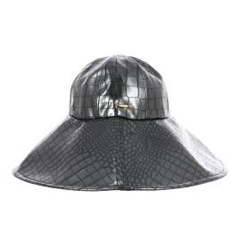 Women's Rain Wide Brim Hat URSULA Croco - Traclet