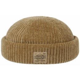Camel Velvet Effect Beanie - Stetson