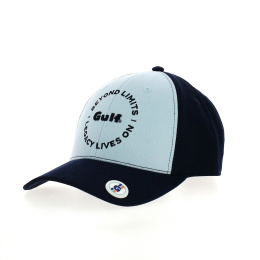 Gulf Cap Navy Blue & Sky Blue Cotton - Traclet