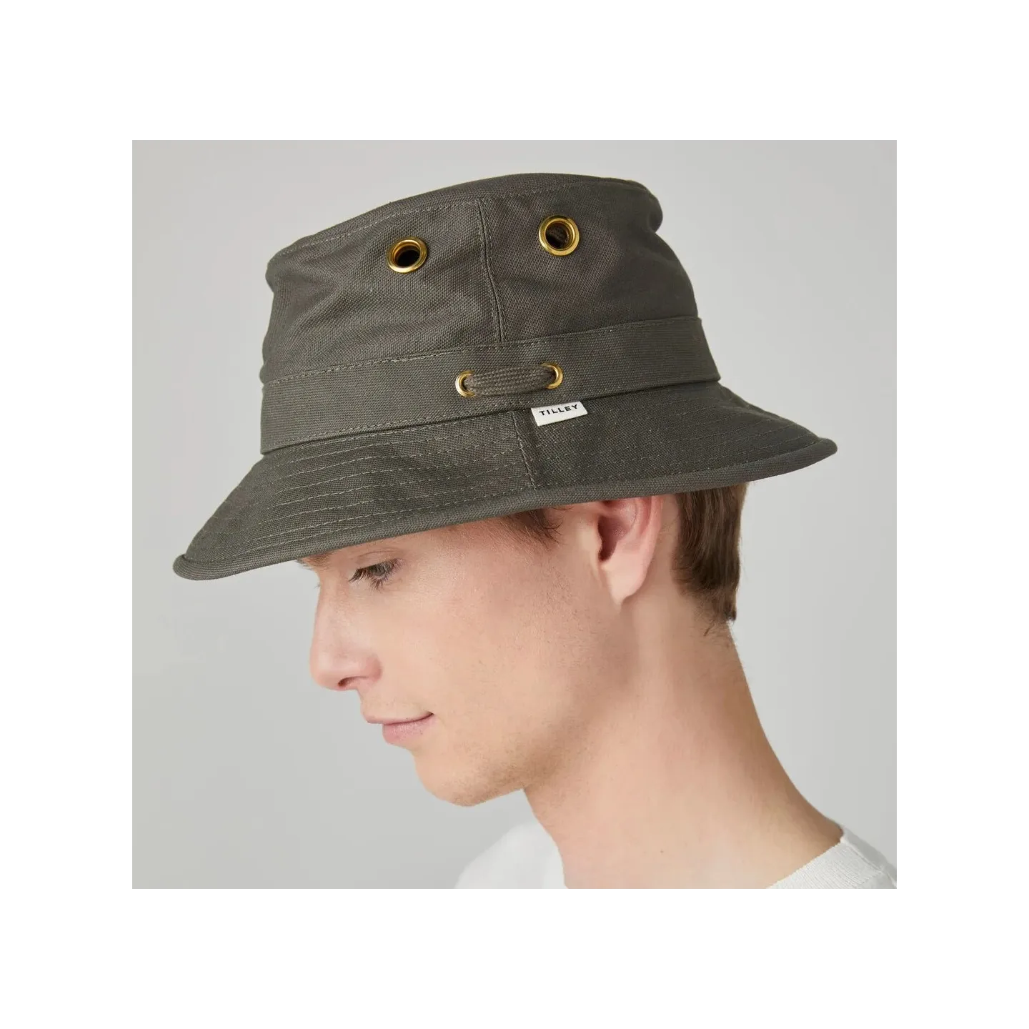 Bob-Chapeau T1 Bucket Olive UPF 50+ - Tilley  référence 21541 chapellerie traclet