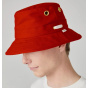 T1 Bucket Red UPF 50+ Bucket Hat - Tilley