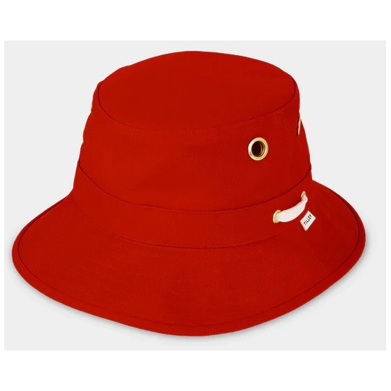 Bob-Chapeau T1 Bucket Rouge UPF 50+ - Tilley