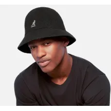 Black Bermuda Casual Bucket Hat - Kangol Reference: 6628 | Traclet Hat Shop