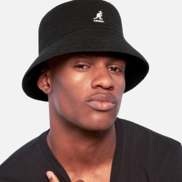 Black Tassel Bermuda Bucket Hat - Kangol