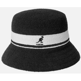 Navy Blue Bermuda Stripe Bucket Hat - Kangol