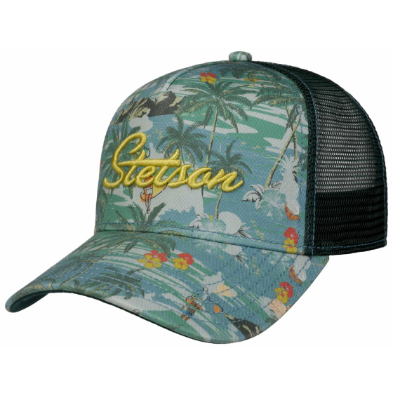 Aloha Print Trucker Cap - Stetson