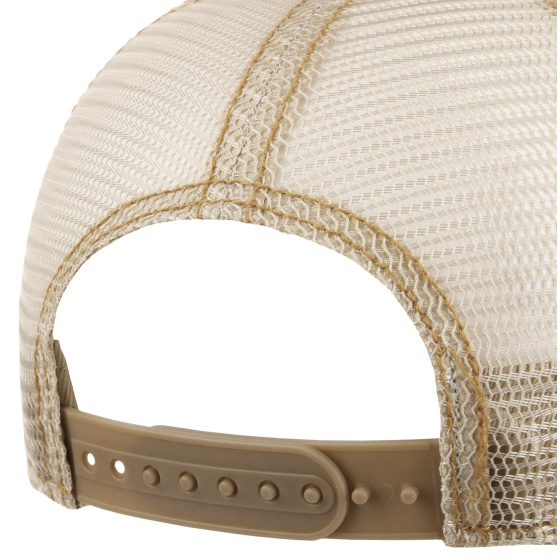 Casquette Baseball Trucker Mustang Beige - Stetson