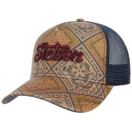 Vintage Print Baseball Cap - Stetson