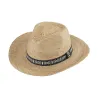 Chapeau de paille Palm Western Aztec Band Protection UPF 50+