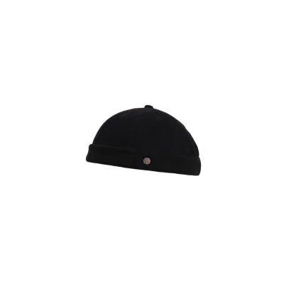 Black Wool Docker Beanie Le Fallo - Traclet